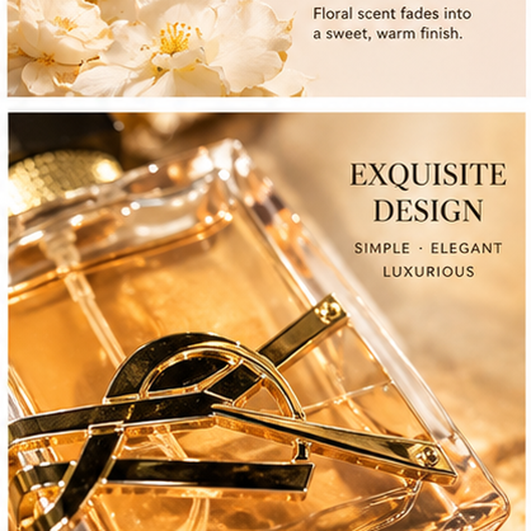 50ml Floral Perfume for Women – Fresh & Sweet Fragrance
