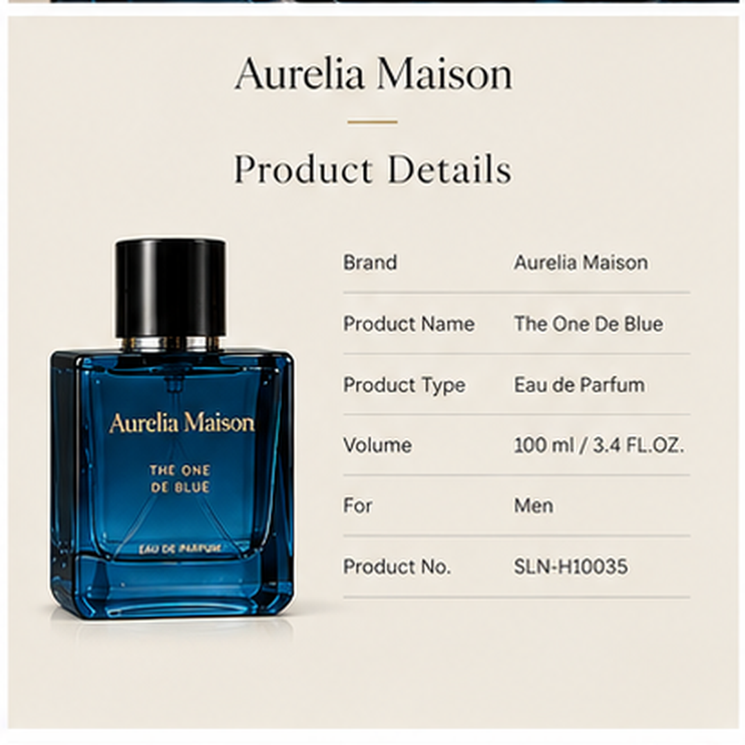 The One De Blue Eau de Parfum 100ml for Men | Aurelia Maison