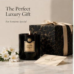 Aurelia Maison Luxury Scented Candle – Hand Poured Soy Wax Candle with Elegant Fragrance for Home, Bedroom & Relaxation | Premium Aromatherapy Candle Gift